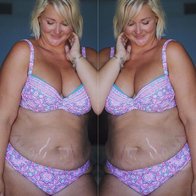 Bikinidə gəzməyə utanmayan KÖK QADINLAR - FOTOLAR