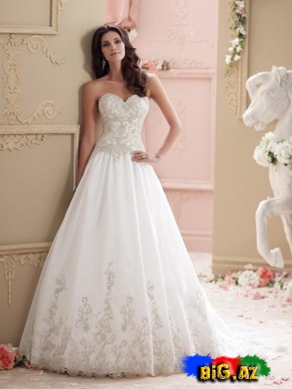 2015-ci ilin gəlinlik modelləri - FOTO