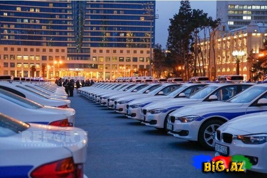 Azərbaycan polislərinin yeni avtomobilləri - FOTO