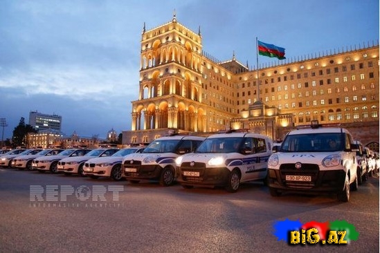 Azərbaycan polislərinin yeni avtomobilləri - FOTO