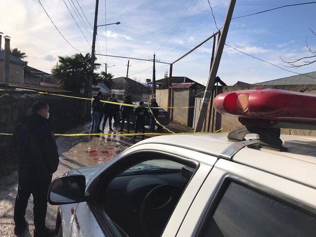 Gürcüstanda iki azərbaycanlı güllələndi - FOTOLAR