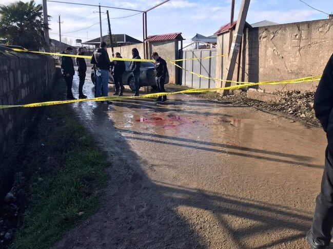 Gürcüstanda iki azərbaycanlı güllələndi - FOTOLAR