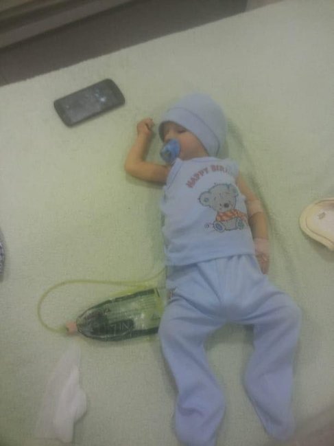 Ölümlə çarpışan körpənin anası Birinci vitse-prezidentə müraciət etdi - FOTOLAR