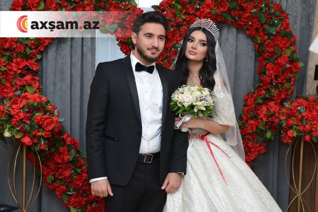 Xalq artistinin oğlu və gəlini - FOTOLAR