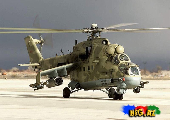 Vurduğumuz erməni helikopteri - FOTO