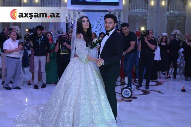 Xalq artistinin oğlu və gəlini - FOTOLAR