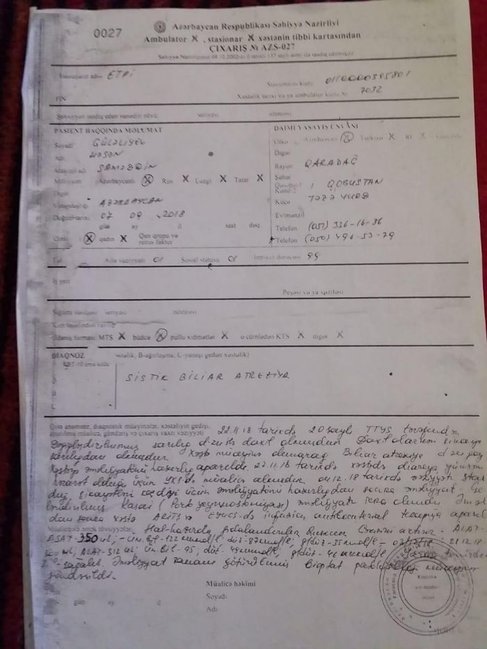 Ölümlə çarpışan körpənin anası Birinci vitse-prezidentə müraciət etdi - FOTOLAR