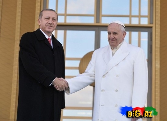 Papa Türkiyədə - FOTO