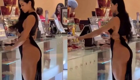 Kassir bu paltarı geyindi,mağaza dolub-daşdı - FOTO