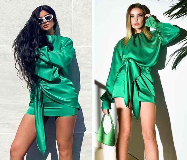 Oxşar geyinən MƏŞHURLAR - FOTO