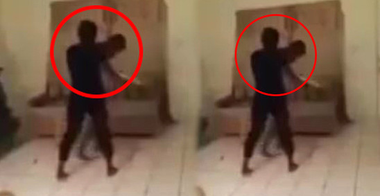 Oğlanlarla danışdığına görə ana qızını görün necə döydü - VİDEO