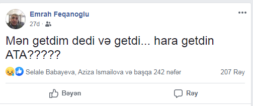 Koronavirusdan ölən azərbaycanlı jurnalistin son sözləri hər kəsi KÖVRƏLTDİ - Oğlu danışdı - FOTO