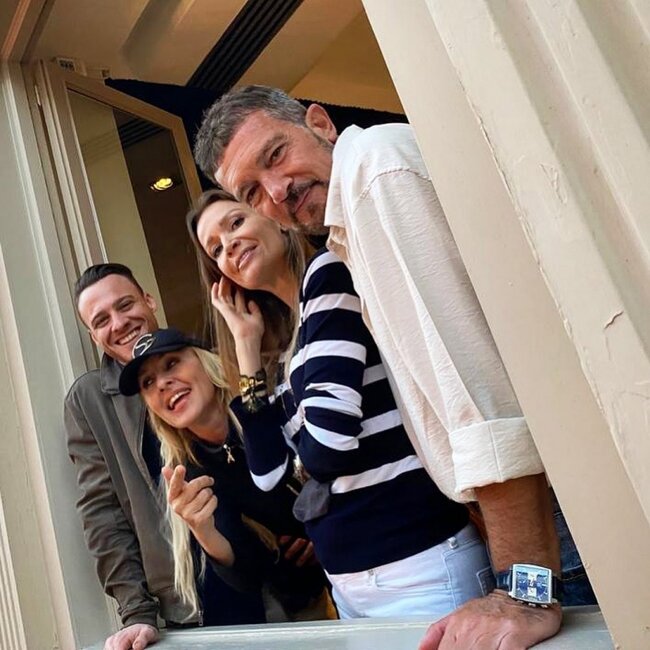 Kərəm Bürsin Antonio Banderasın qonağı oldu - FOTOLAR