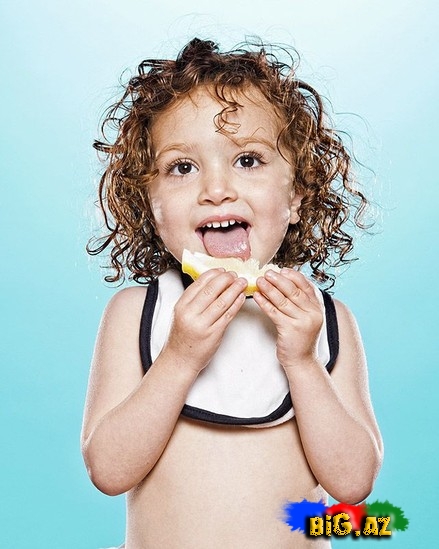 Limonla ilk tanışlıq - FOTO