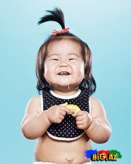 Limonla ilk tanışlıq - FOTO