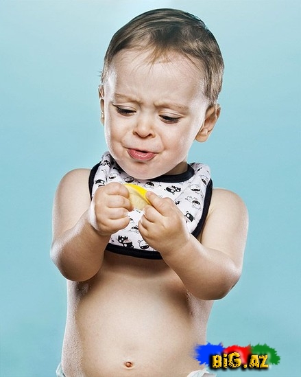 Limonla ilk tanışlıq - FOTO