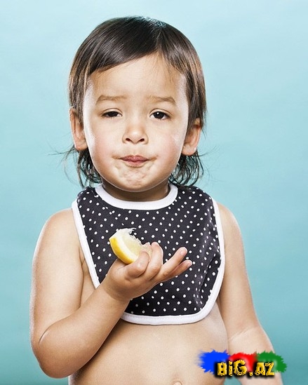 Limonla ilk tanışlıq - FOTO