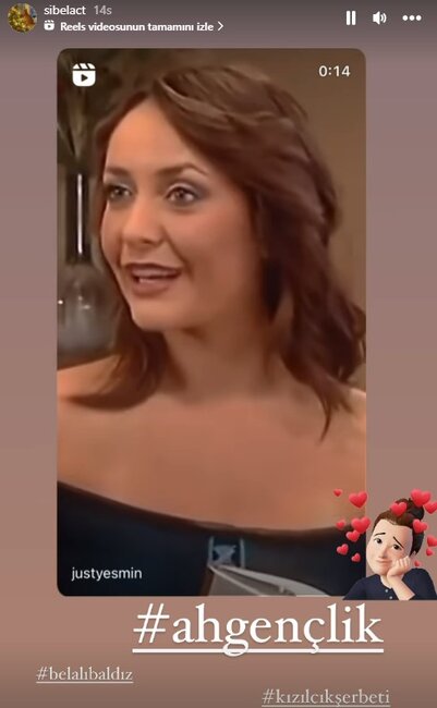 "Kızılcık Şerbeti"nin aktrisasının gənclik görüntüləri çox danışıldı - FOTO