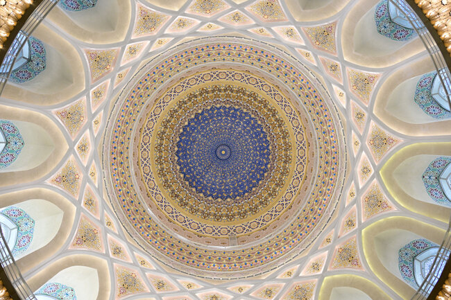 Leyla Əliyeva İmam əl-Buxarinin memorial kompleksində - Fotolar
