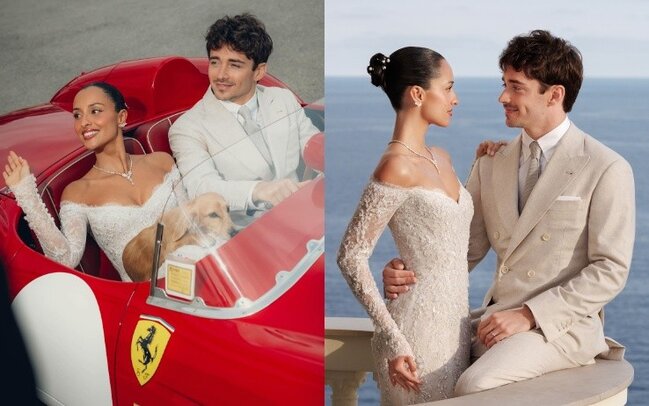 Şarl Lekler evləndi - Fotolar