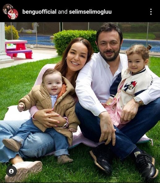 Bengü oğlunun üzünü ilk dəfə göstərdi - FOTO