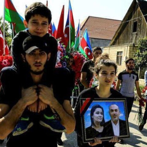 Gəncə terrorunda valideynlərini itirən Sevilin nişanından GÖRÜNTÜLƏR - FOTO