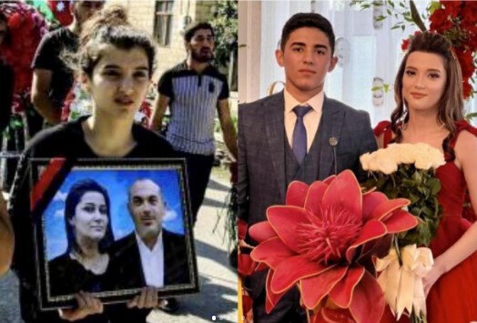 Gəncə terrorunda valideynlərini itirən Sevilin nişanından GÖRÜNTÜLƏR - FOTO