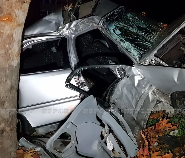 Azərbaycanda daha bir polis yol qəzasında öldü - FOTO