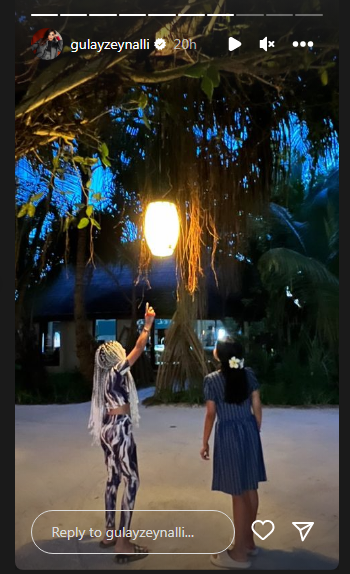 Gülay Zeynallı qızı ilə Maldiv adalarında - YENİ FOTOLAR