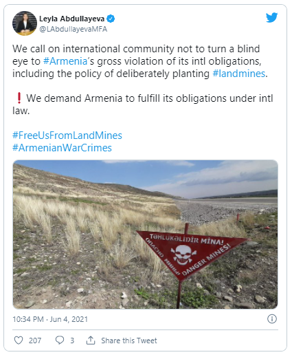 Rəsmi Bakı beynəlxalq ictimaiyyətə çağırış etdi – FOTO