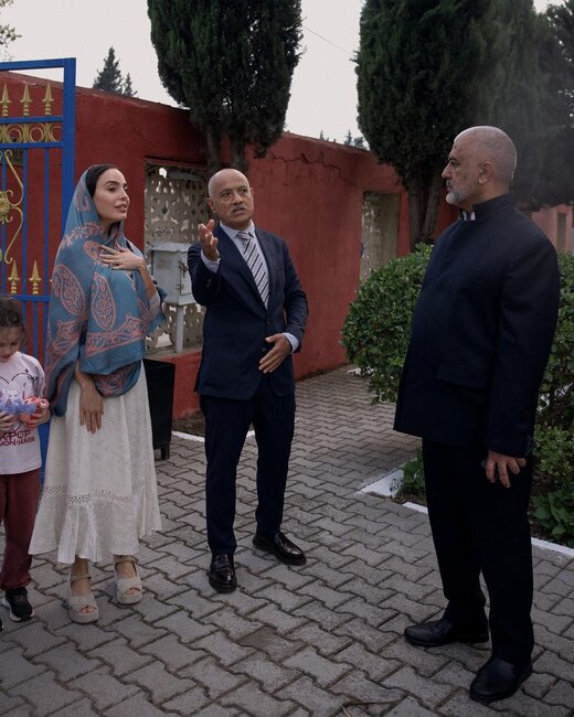 Leyla Əliyeva Masallıda Cümə məscidində - Fotolar