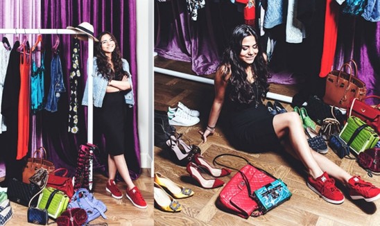 Azərbaycanlı məmurun qızı qarderobunu nümayiş etdirdi - FOTOLAR