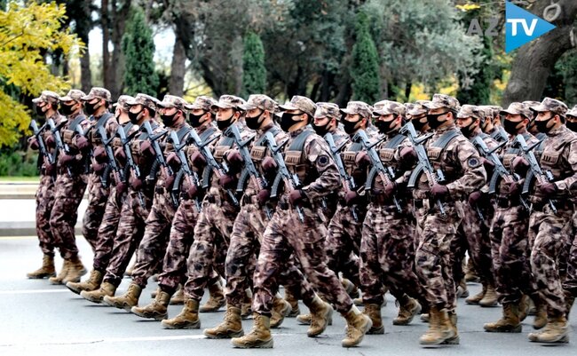 Hərbçilərimiz parada hazırlaşır - FOTOLAR