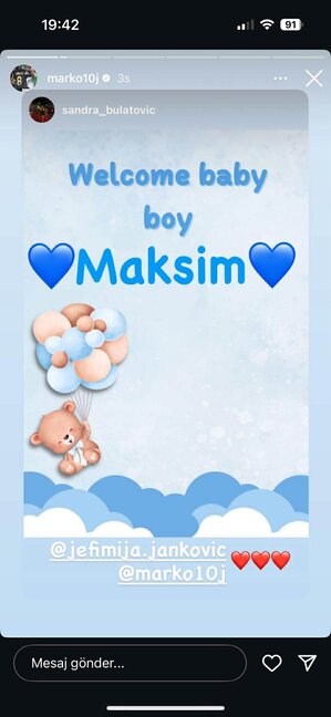 Yankoviç ikinci dəfə ata oldu - Foto