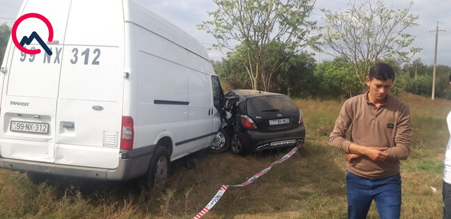 Biləsuvarda qəza - Yaralılar var - Fotolar