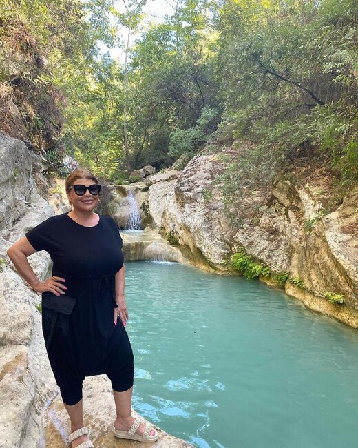 Mətanət İsgəndərli istirahət üçün qızının yanına gedib - FOTOLAR