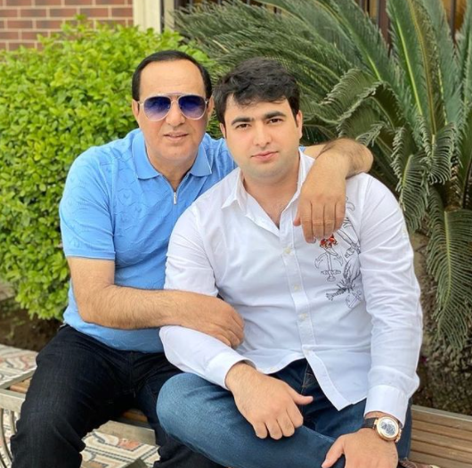 Manaf Ağayev oğlu ilə - FOTO