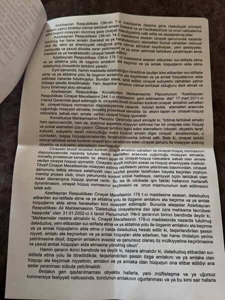 Azərbaycanda qadın vətəndaşın 5100 manat pulunu mənimsəyib - İDDİA