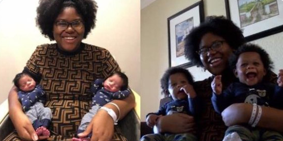 Bir ildə İKİ DƏFƏ əkiz uşaq doğdu - FOTO-VİDEO