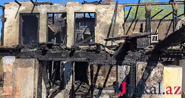 Masallıda baba və nəvə yanaraq öldü - İcra başçısı hadisə yerinə getdi-Yenilənib