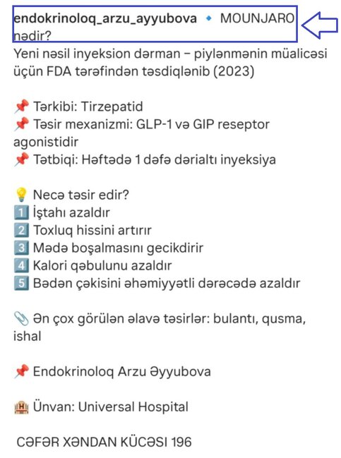 Universal Hospitalın həkimi Arzu Eyyubova dövlət qeydiyyatı olmayan "Mounjaro" preparatını pasiyentlərində necə istifadə edir? -Videofakt