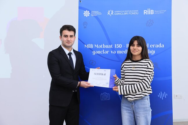 "Milli Mətbuat 150 – Rəqəmsal erada gənclər və media savadlılığı" layihəsi çərçivəsində gənclərlə görüş keçirilib