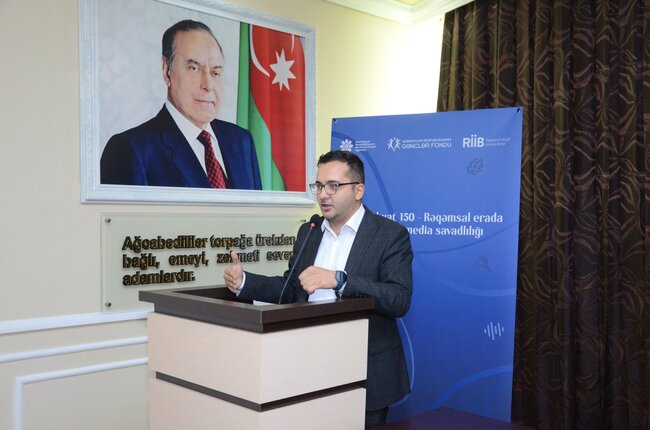 "Milli Mətbuat 150 – Rəqəmsal erada gənclər və media savadlılığı" layihəsi çərçivəsində gənclərlə görüş keçirilib