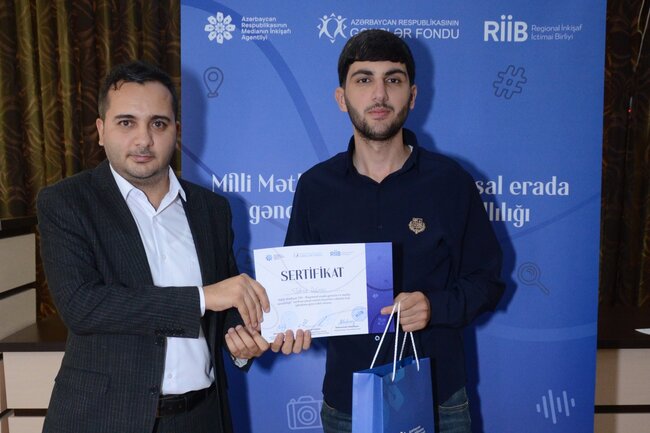 "Milli Mətbuat 150 – Rəqəmsal erada gənclər və media savadlılığı" layihəsi çərçivəsində gənclərlə görüş keçirilib