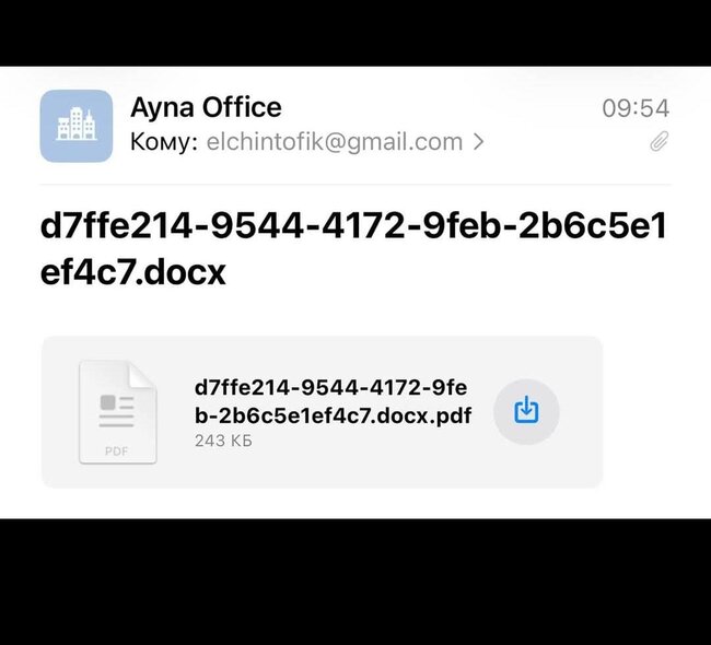 Memar AYNA məmurunun kobud məktubunu paylaşdı…