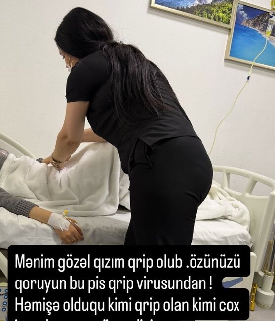 Məleykə Əsədovanın qızı xəstəxanaya yerləşdirilib