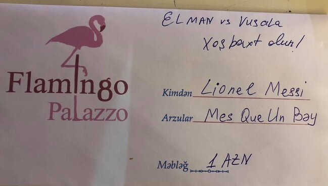 Azərbaycanda Messinin adından toylara pul yazdıran kimdir? - FOTOLAR