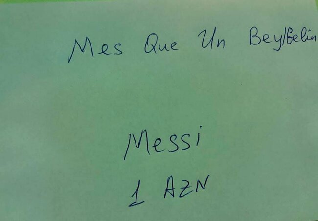 Azərbaycanda Messinin adından toylara pul yazdıran kimdir? - FOTOLAR