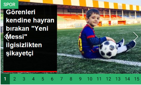 Türkiyə mətbuatı 7 yaşlı azərbaycanlı "Messi"dən yazdı - VİDEO - FOTO