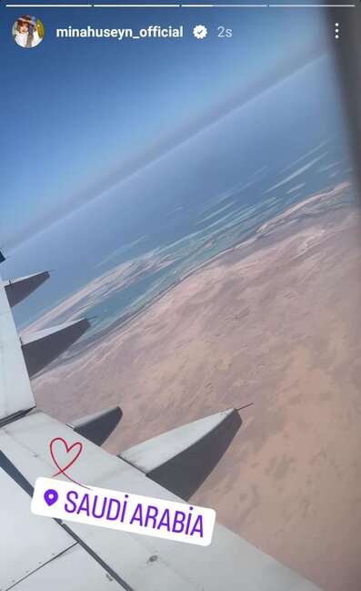 Mina Ərəbistana getdi - FOTOLAR